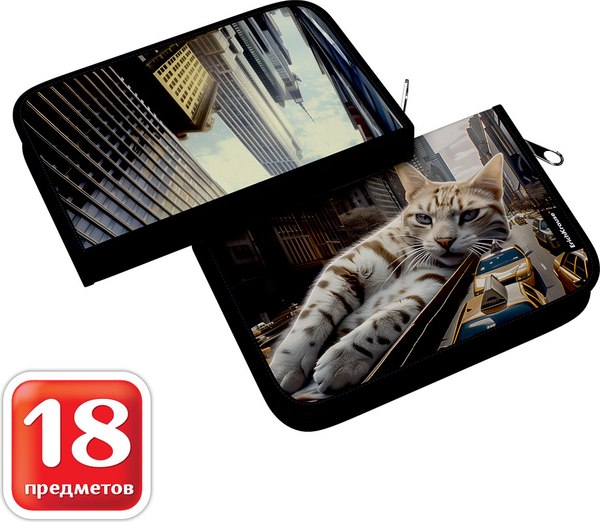 Изображение товара Пенал Erich Krause Big City Cats / 62909