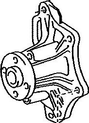 Изображение товара Помпа автомобильная Toyota/Lexus 1610039555