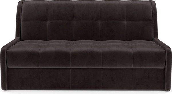 Изображение товара Диван Mebel-Ars Аккордеон Барон №6 ППУ 155x200 (бархат шоколадный Star Velvet 60 Coffee)