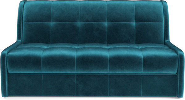 Изображение товара Диван Mebel-Ars Аккордеон Барон №6 ППУ 180x200 (бархат синий/зеленый Star Velvet 43 Black Green)