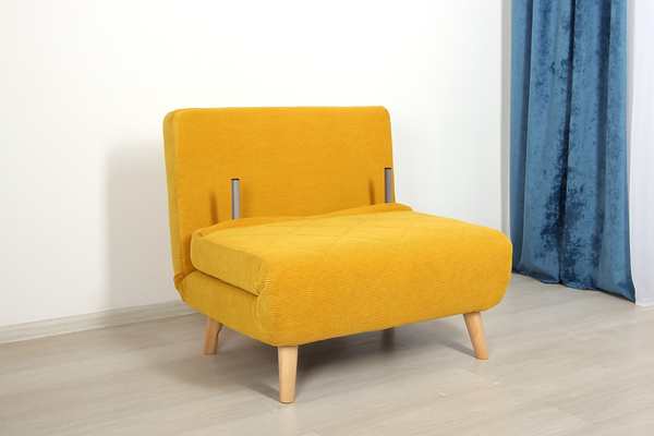 Изображение товара Диван DiArt Элли 800 (велюр Vertical 560/ножки светлые)