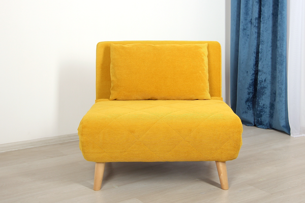 Изображение товара Диван DiArt Элли 800 (велюр Vertical 560/ножки светлые)