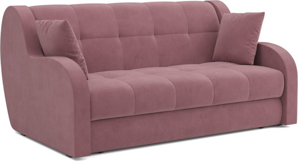 Изображение товара Диван Mebel-Ars Аккордеон Барон ППУ 120x200 (велюр пудра НВ-178/18)