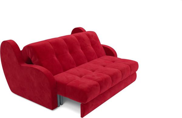 Изображение товара Диван Mebel-Ars Аккордеон Барон ППУ 120x200 (красный кордрой)