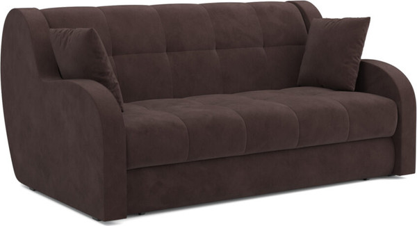 Изображение товара Диван Mebel-Ars Аккордеон Барон ППУ 180x200 (велюр молочный шоколад НВ-178/13)