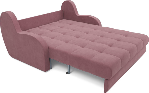 Изображение товара Диван Mebel-Ars Аккордеон Барон ППУ 180x200 (велюр пудра НВ-178/18)