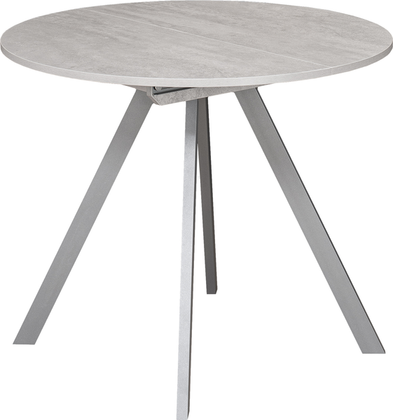 Изображение товара Обеденный стол Древпром М156 Пралеска ДП1-02-11 (бетон метрополитан/металлик)