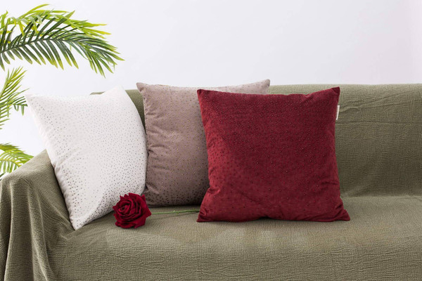 Изображение товара Наволочка декоративная Sofi de Marko Кристал 30х50 / Нав-К103-30х50 (темно-коричневый)