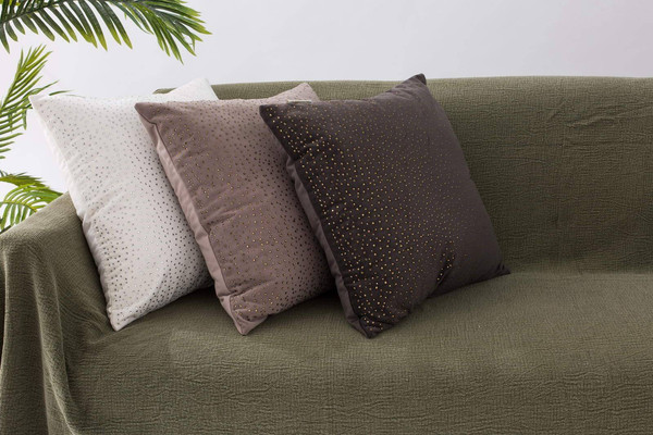 Изображение товара Наволочка декоративная Sofi de Marko Кристал 30х50 / Нав-К103-30х50 (темно-коричневый)