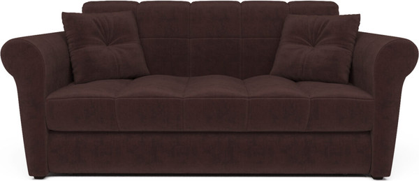 Изображение товара Диван Mebel-Ars Аккордеон Гранд ППУ 120x200 (велюр шоколадный НВ-178/16)