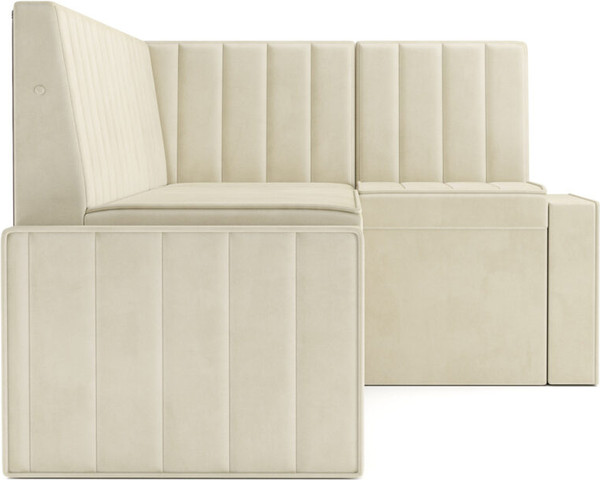 Изображение товара Уголок кухонный мягкий Mebel-Ars Вермут 191x83x121 / M11-24-4 (Бархат бежевый Star Velvet 6 Light Beige)