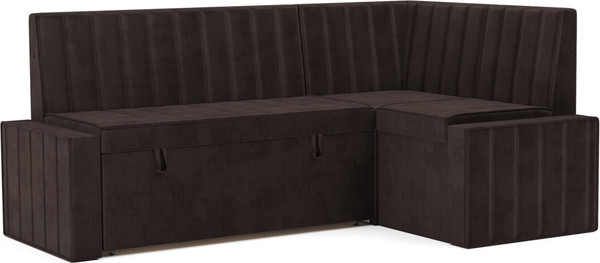 Изображение товара Уголок кухонный мягкий Mebel-Ars Вермут 191x83x121 / M11-24-15 (кордрой коричневый)