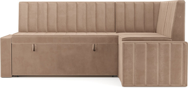 Изображение товара Уголок кухонный мягкий Mebel-Ars Вермут 211x83x141 / M11-23-14 (кордрой бежевый)