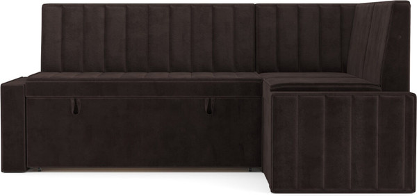 Изображение товара Уголок кухонный мягкий Mebel-Ars Вермут 211x83x141 / M11-23-15 (кордрой коричневый)