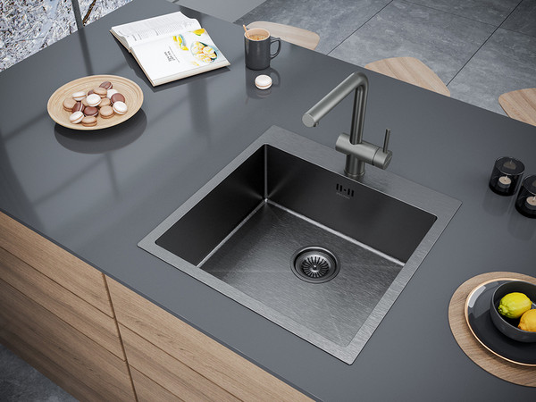 Изображение товара Мойка кухонная Paulmark PM705151-GM