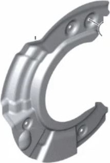 Изображение товара Защита тормозного диска BMW 34116787319