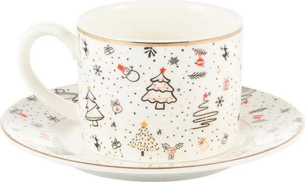 Изображение товара Чашка с блюдцем Gipfel Christmas 42939
