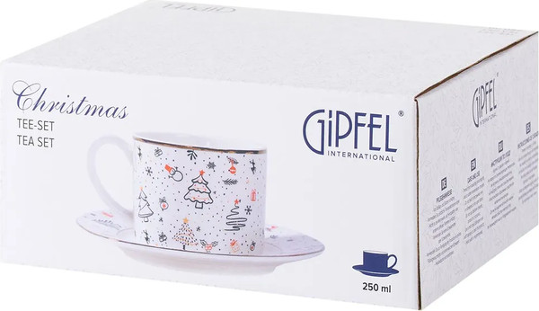 Изображение товара Чашка с блюдцем Gipfel Christmas 42939