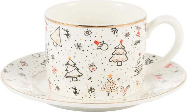 Изображение товара Чашка с блюдцем Gipfel Christmas 42939
