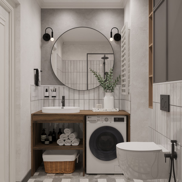 Изображение товара Тумба под умывальник ЗОВ Стамбул 130 / S130LAW0LAWWMC2BC (аттик)