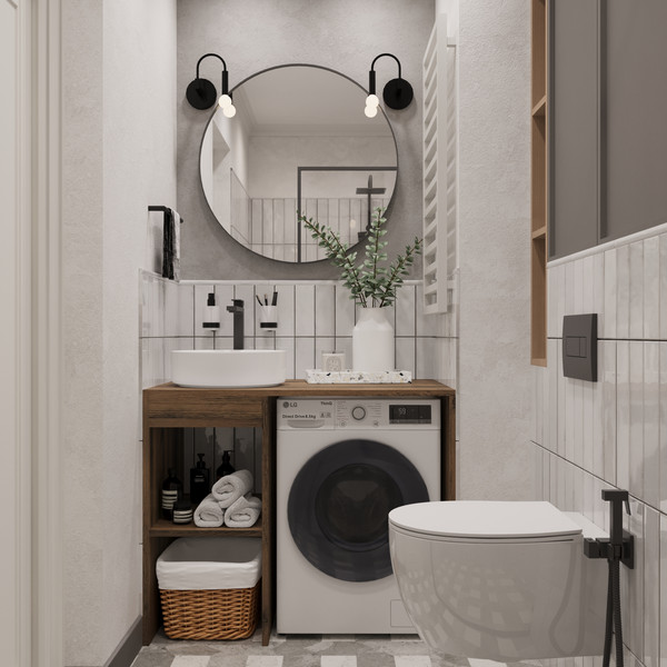 Изображение товара Тумба под умывальник ЗОВ Стамбул 100 / S100LAW0LAWWM (аттик)