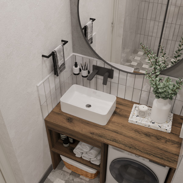 Изображение товара Тумба под умывальник ЗОВ Стамбул 120 / S120LAW0LAWWM (аттик)