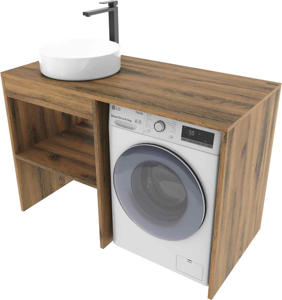 Изображение товара Тумба под умывальник ЗОВ Стамбул 120 / S120LAW0LAWWM (аттик)