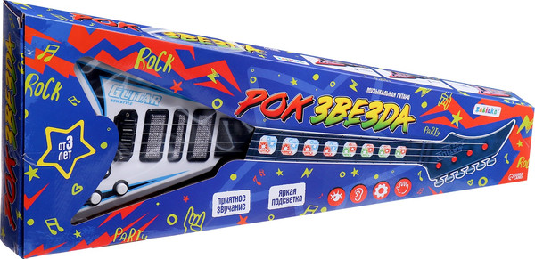 Изображение товара Музыкальная игрушка Zabiaka Гитара. Рок-звезда 979A / 10613138