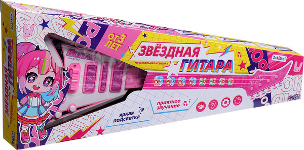 Изображение товара Музыкальная игрушка Zabiaka Звездная гитара 979B / 10613139