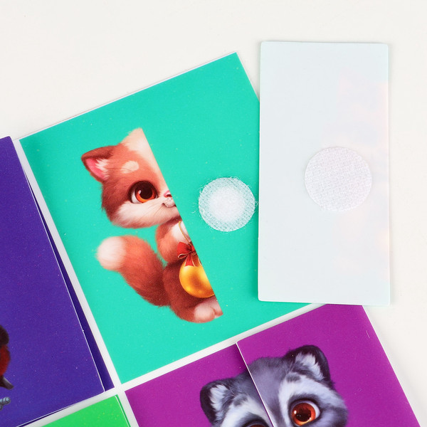 Изображение товара Развивающий игровой набор Веселые липучки Новый год! Посылка от Деда Мороза / 9824273