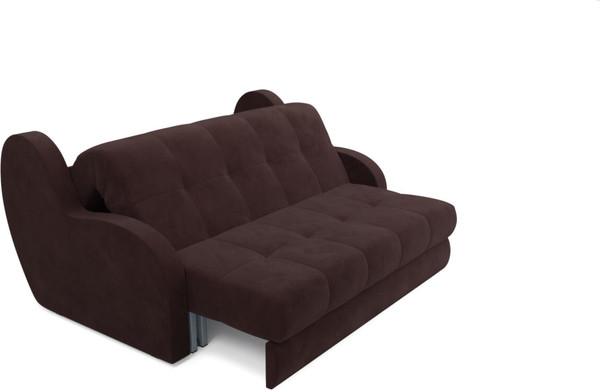 Изображение товара Диван Mebel-Ars Аккордеон Барон ППУ 155x200 (велюр шоколад HB-178/16)