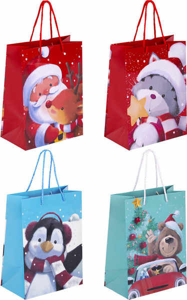 Изображение товара Набор пакетов подарочных Золотая сказка Christmas Animals / 591956 (4шт)