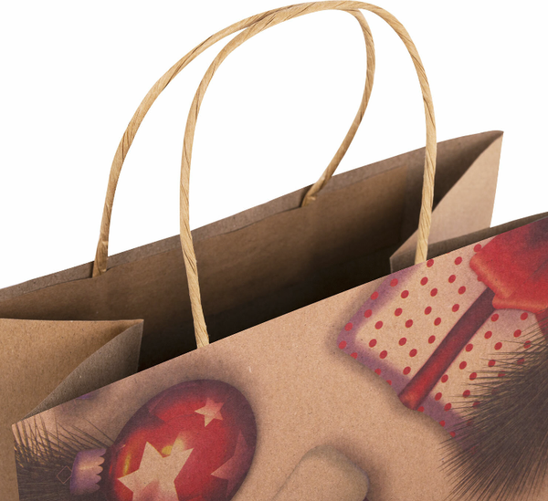 Изображение товара Набор пакетов подарочных Золотая сказка Christmas Kraft / 591961 (10шт)