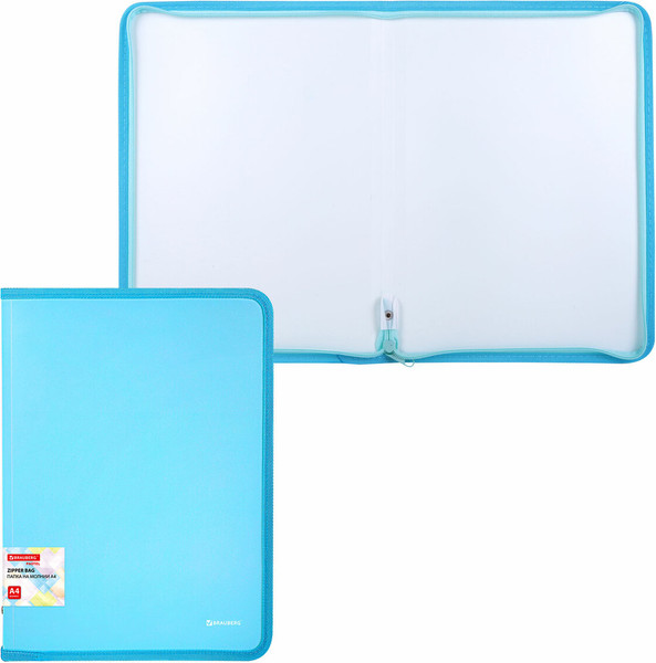 Изображение товара Папка для бумаг Brauberg Pastel / 271970 (аквамарин)