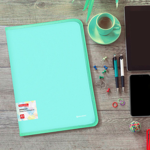 Изображение товара Папка для бумаг Brauberg Pastel / 271973 (мятный)