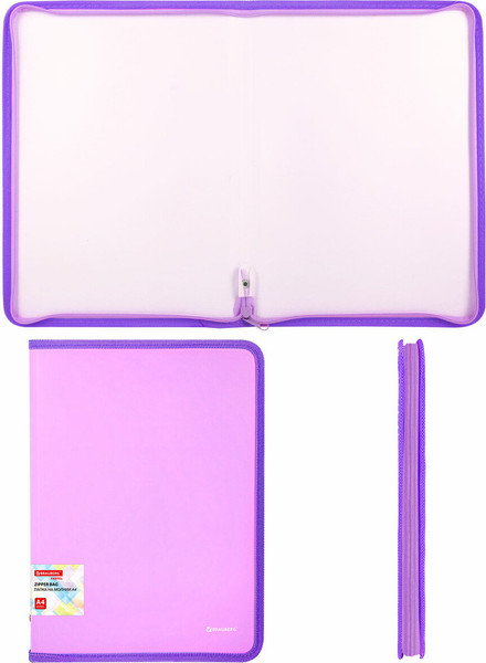 Изображение товара Папка для бумаг Brauberg Pastel / 271971 (лиловый)