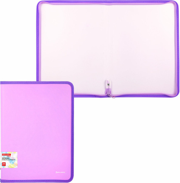 Изображение товара Папка для бумаг Brauberg Pastel / 271971 (лиловый)