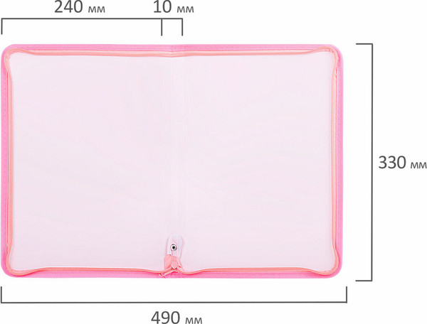 Изображение товара Папка для бумаг Brauberg Pastel / 271972 (персиковый)