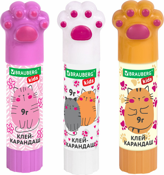 Изображение товара Клей-карандаш Brauberg Kids 271982 (3шт)