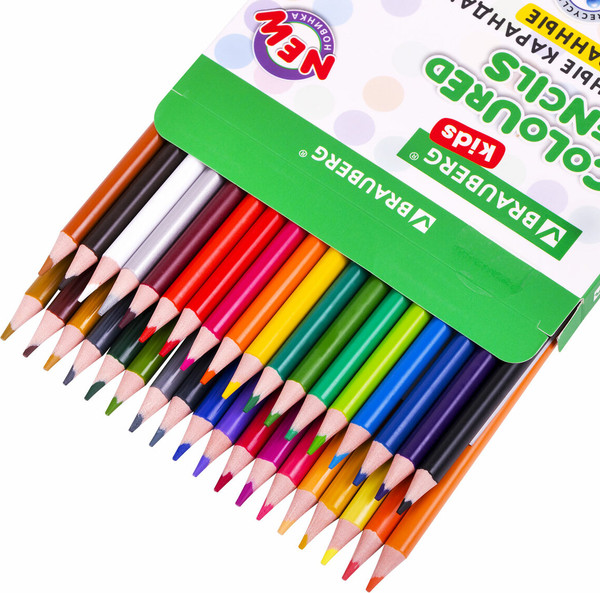 Изображение товара Набор цветных карандашей Brauberg Kids New / 182003 (36цв)