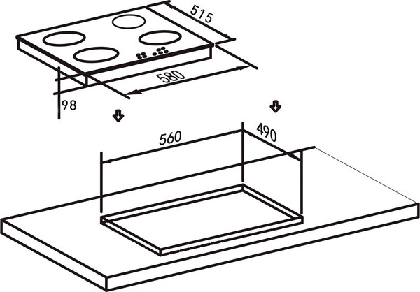 Изображение товара Газовая варочная панель Making Oasis Everywhere P-MEW