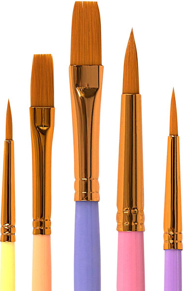 Изображение товара Набор кистей Brauberg Kids. Синтетика / 201075 (5шт)