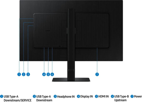 Изображение товара Монитор Samsung ViewFinity S8 / LS27D800EAIXCI (черный)
