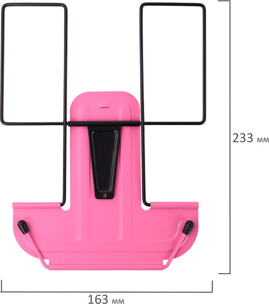 Изображение товара Подставка для книг Brauberg Line / 238215 (розовый)