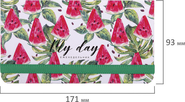 Изображение товара Еженедельник Brauberg Watermelon / 114577 (64л)