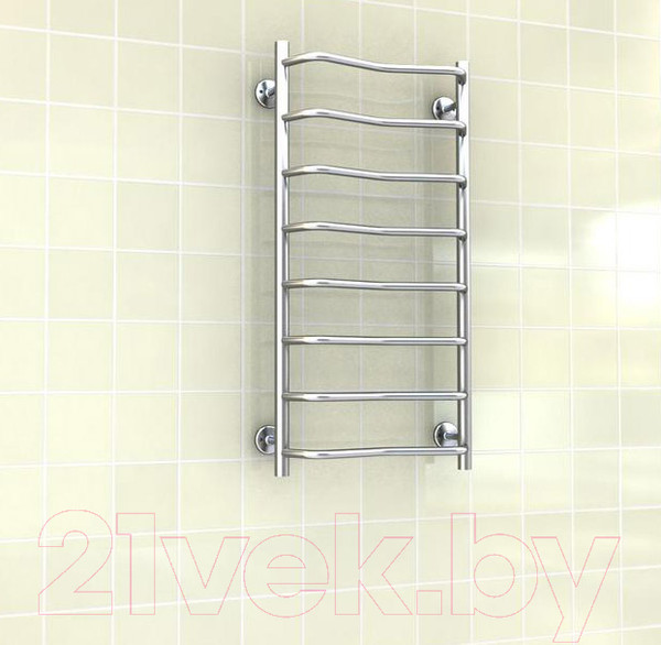 Изображение товара Полотенцесушитель водяной Ростела Чайка 80/8 (1") (нижнее подключение)