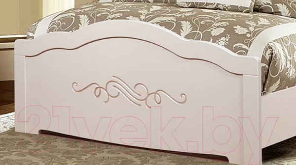 Изображение товара Полуторная кровать ФорестДекоГрупп Ника 120 (cветлый)