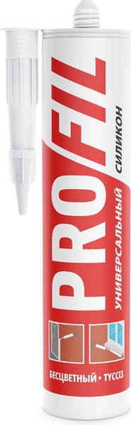 Герметик силиконовый Soudal Универсальный Profil (270мл, прозрачный)
