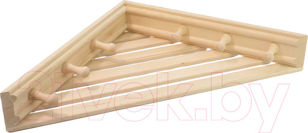 Изображение товара Вешалка-полка для бани СаунаКомплект М-47