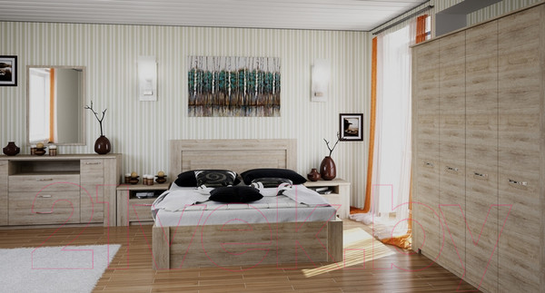 Изображение товара Двуспальная кровать MySTAR Вирджиния 100.1804 (бонифаций)